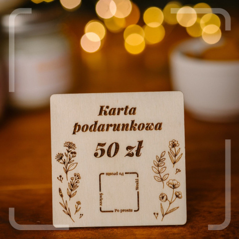 Karta podarunkowa 50 zł Karta podarunkowa 50 zł