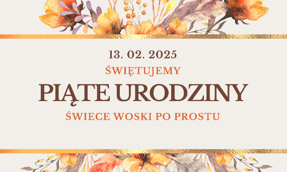 REGULAMIN KONKURSU „5. URODZINY – ŚWIĘTUJ Z NAMI!”